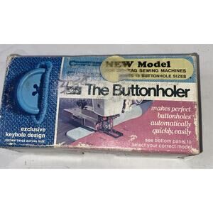 VINTAGE GREIST BUTTONHOLER MODEL 6-Z AUTOMATIC STICH ATTACHMENT ZIG ZAG MACHINE